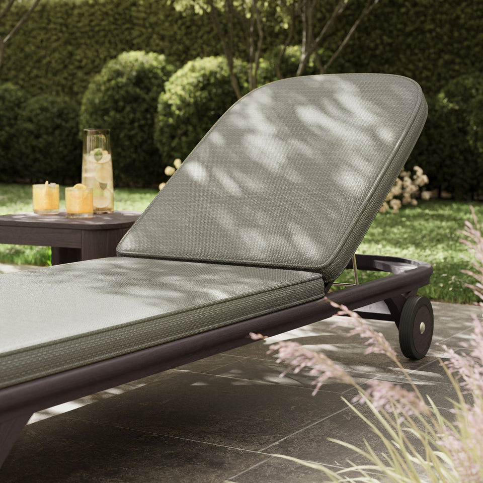 Kona Outdoor Teak Wood Chaise Lounge Chair by Modway