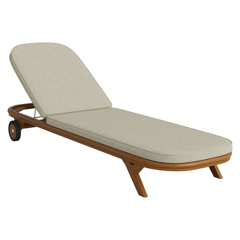 Kona Outdoor Teak Wood Chaise Lounge Chair by Modway