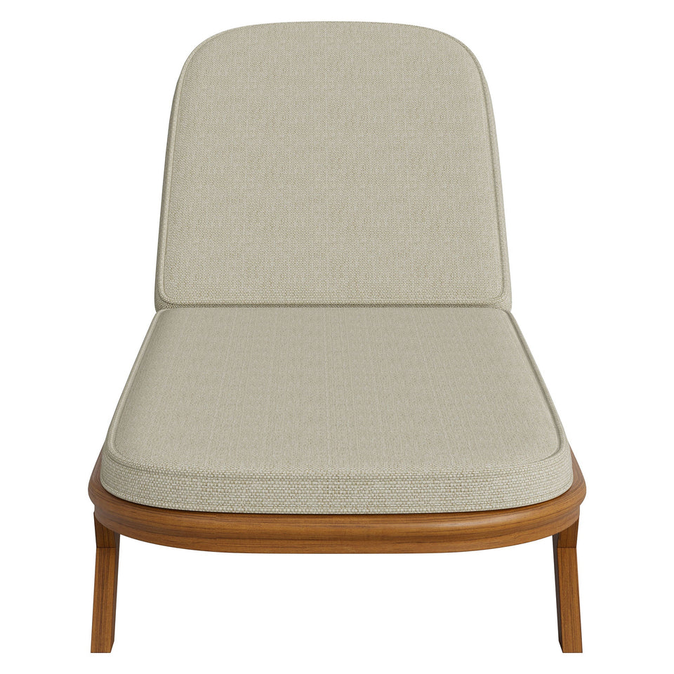 Kona Outdoor Teak Wood Chaise Lounge Chair by Modway
