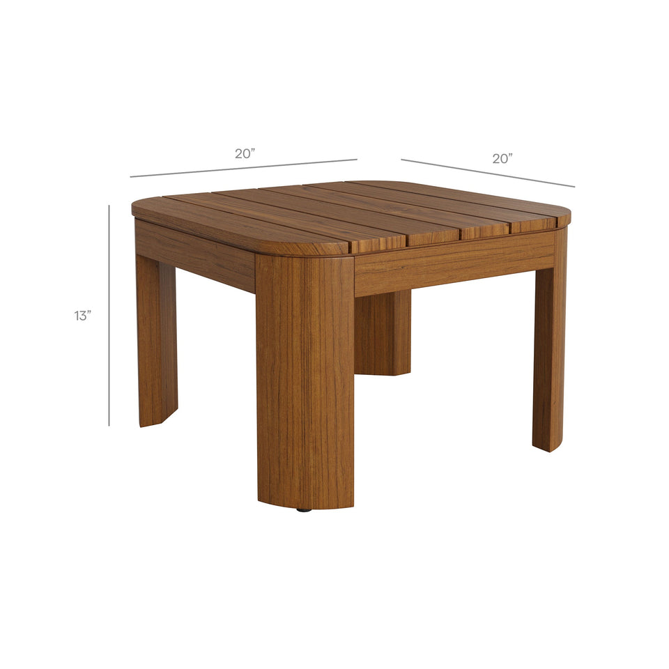 Kona 3-Piece Outdoor Teak Wood Furniture Set by Modway