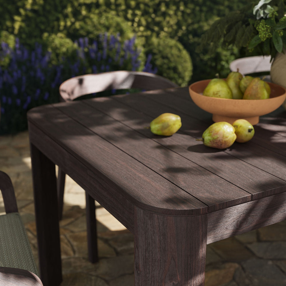 Kona 7-Piece Outdoor Teak Wood Dining Set by Modway