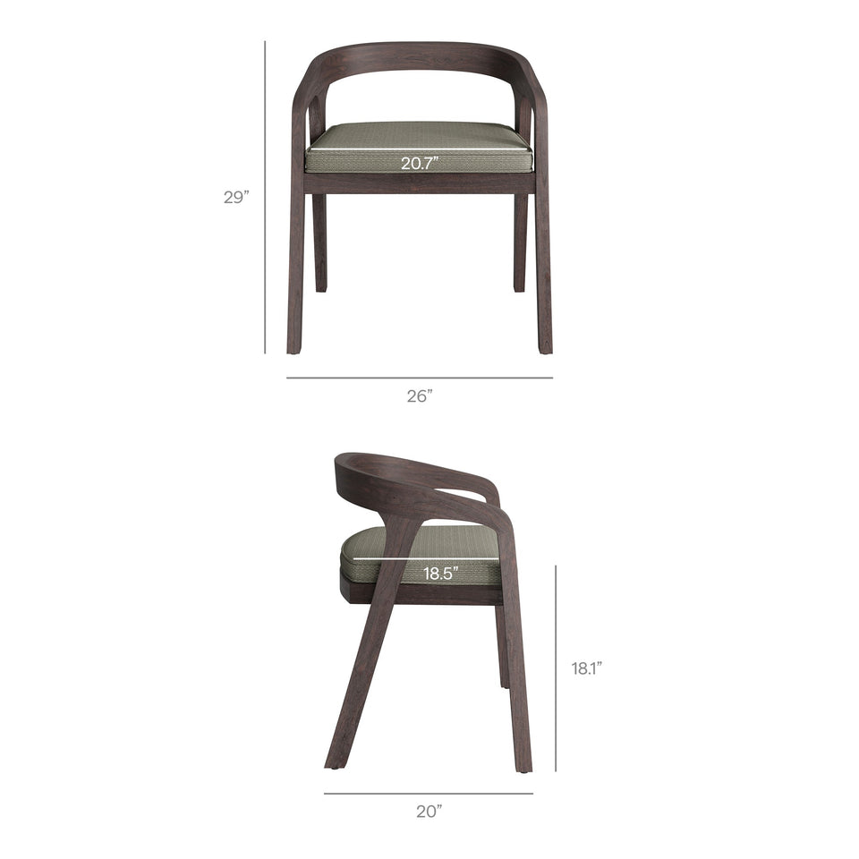 Kona 7-Piece Outdoor Teak Wood Dining Set by Modway