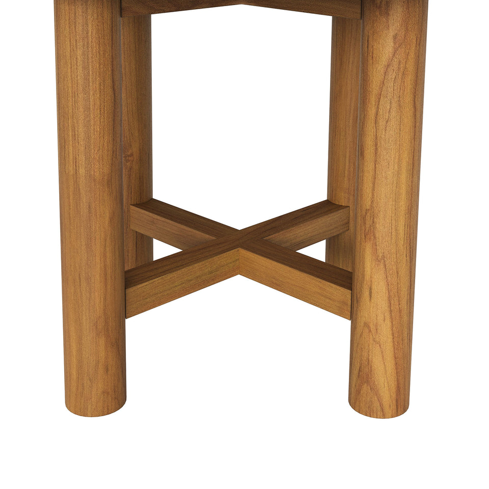 Eleni 3-Piece Outdoor Patio Teak Wood Furniture Set by Modway