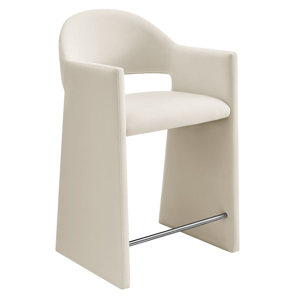 Talia 37 Inch Performance Velvet Counter Stool by Modway