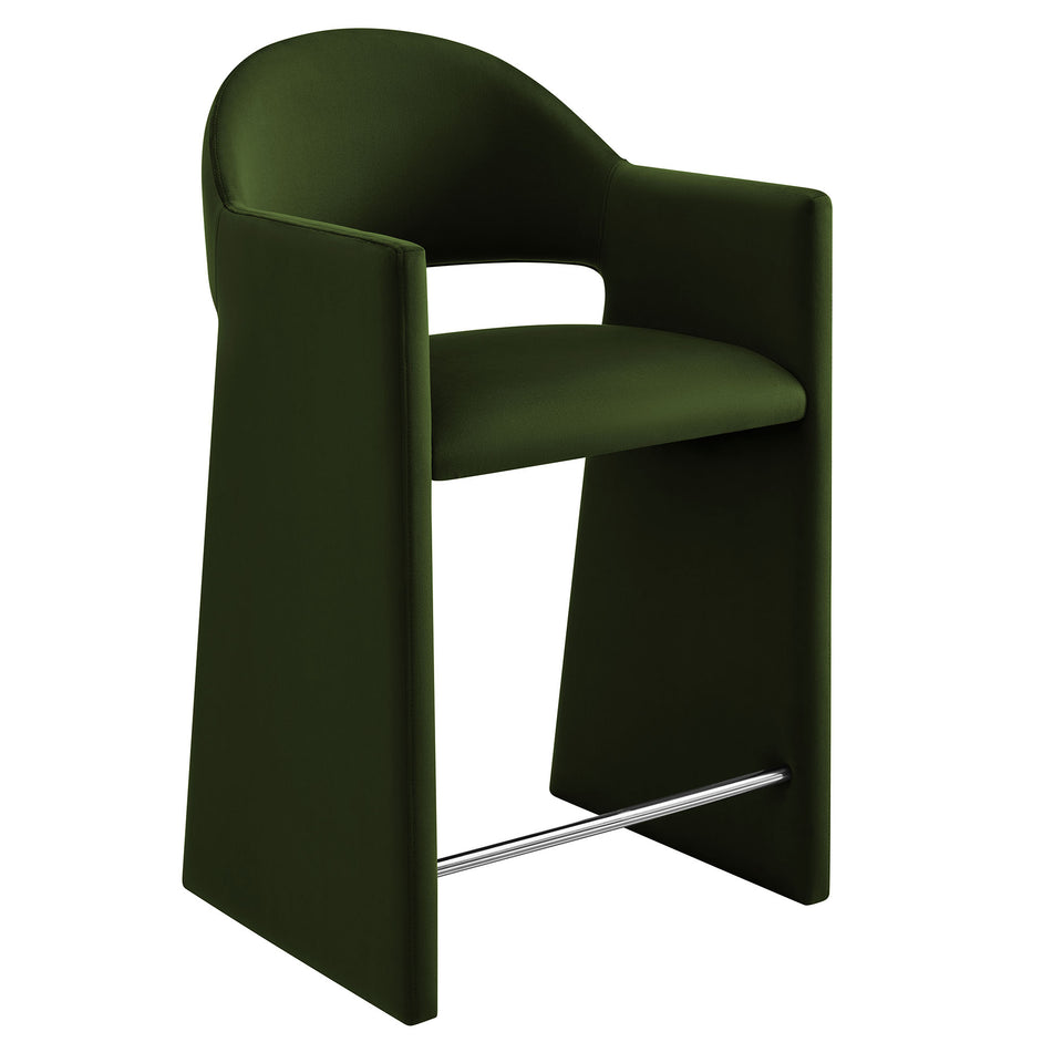 Talia 37 Inch Performance Velvet Counter Stool by Modway