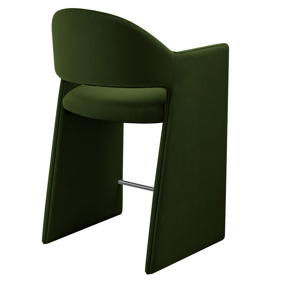 Talia 37 Inch Performance Velvet Counter Stool by Modway