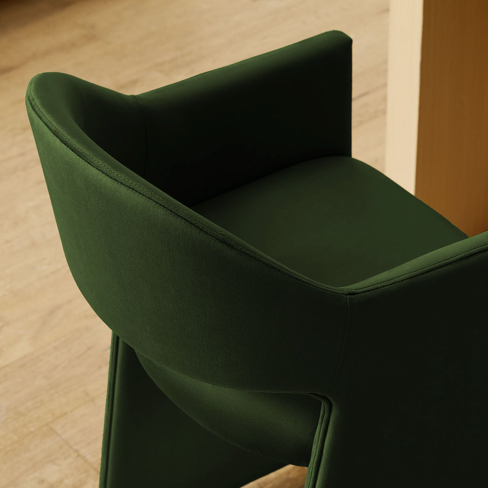 Talia 37 Inch Performance Velvet Counter Stool by Modway