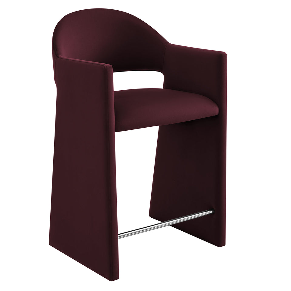 Talia 37 Inch Performance Velvet Counter Stool by Modway