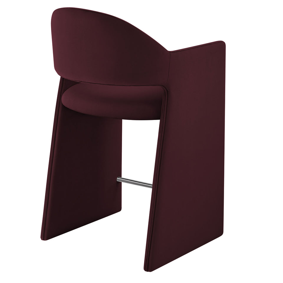 Talia 37 Inch Performance Velvet Counter Stool by Modway