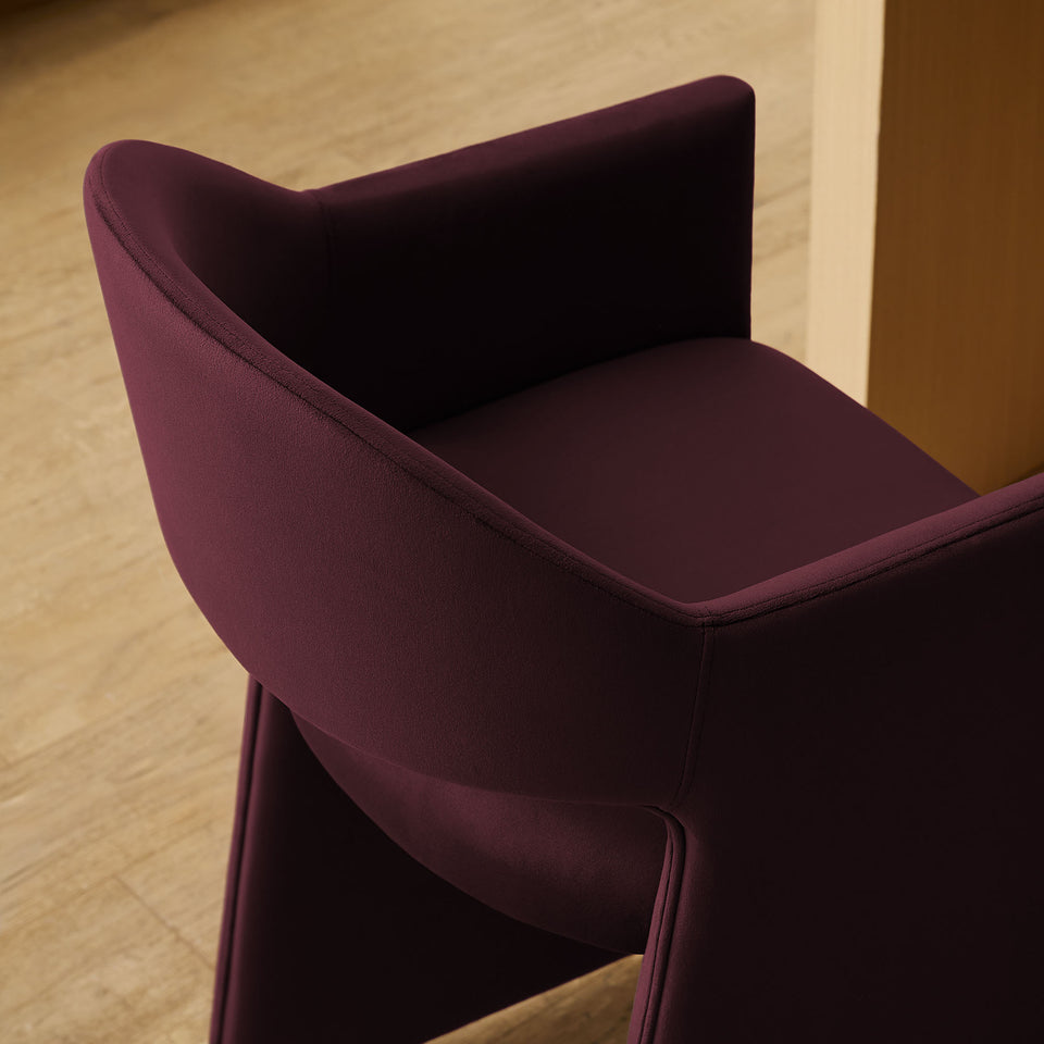 Talia 37 Inch Performance Velvet Counter Stool by Modway
