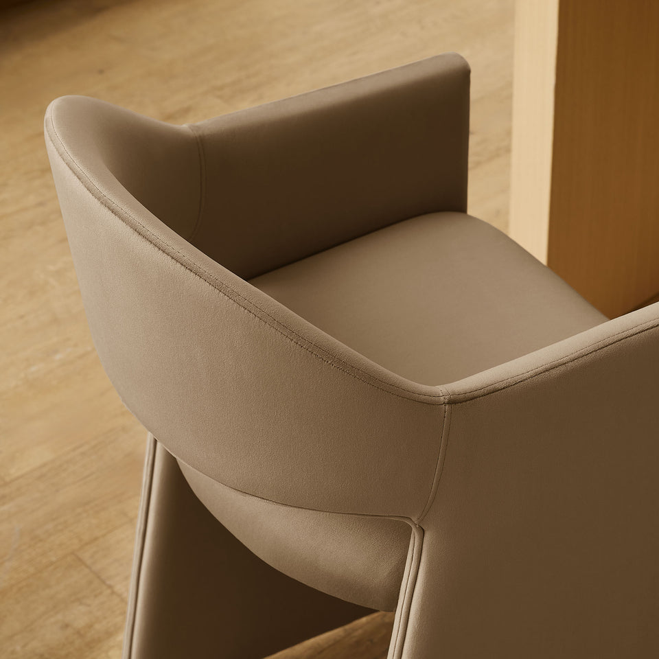 Talia 37 Inch Performance Velvet Counter Stool by Modway