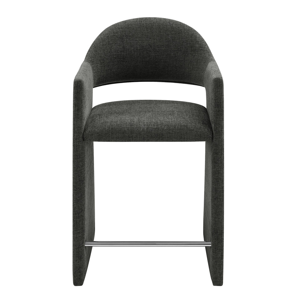 Talia 37 Inch Upholstered Fabric Counter Stool by Modway