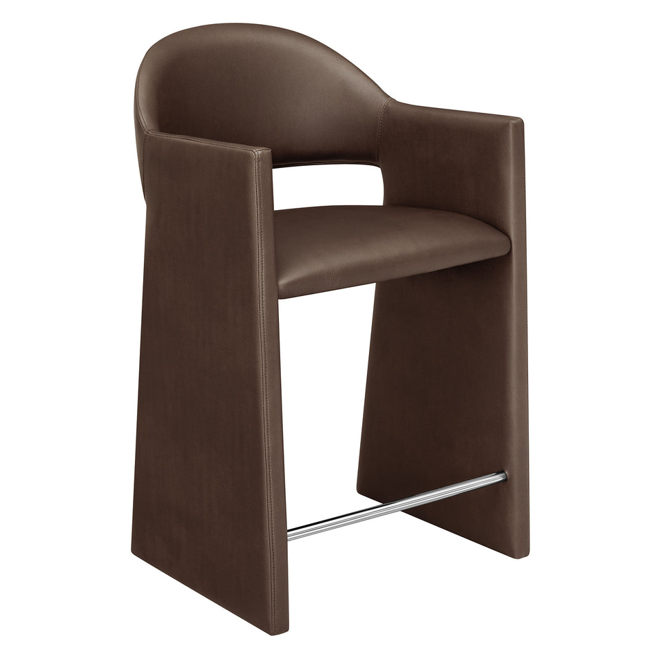 Talia 37 Inch Vegan Leather Counter Stool by Modway