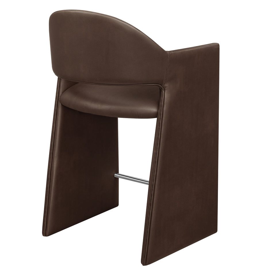 Talia 37 Inch Vegan Leather Counter Stool by Modway