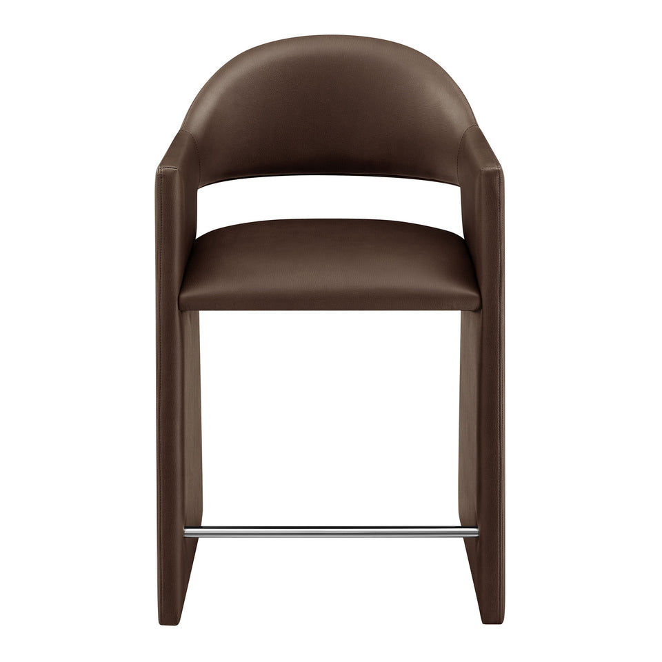 Talia 37 Inch Vegan Leather Counter Stool by Modway
