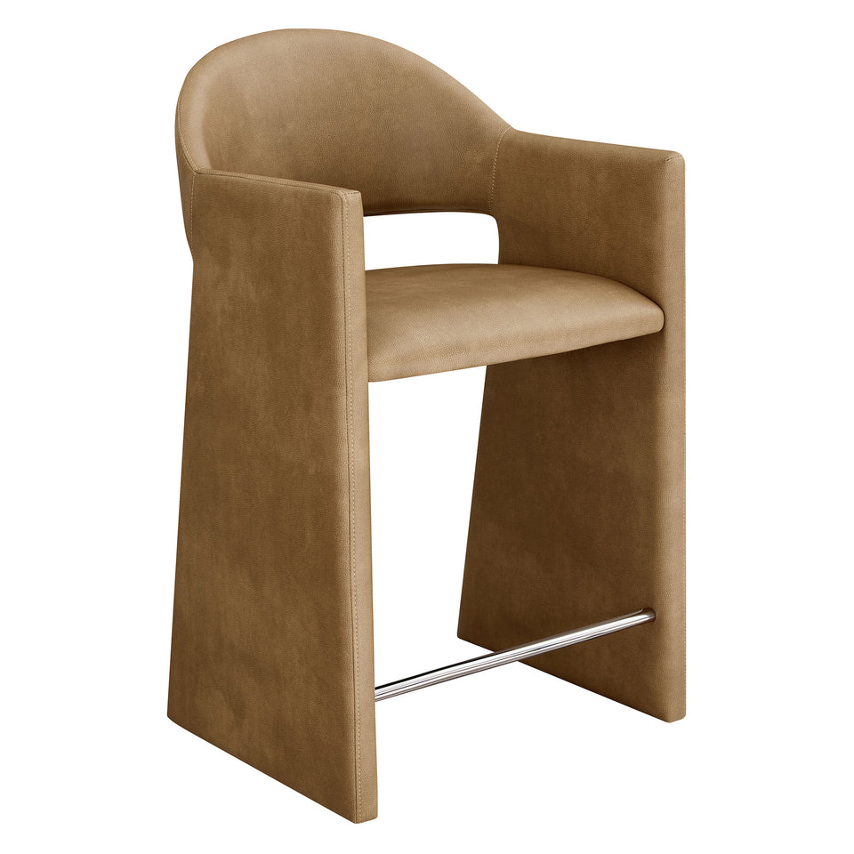 Talia 37 Inch Vegan Leather Counter Stool by Modway
