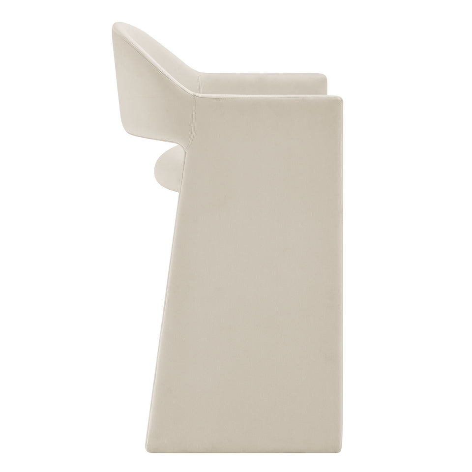 Talia 41 Inch Performance Velvet Bar Stool by Modway