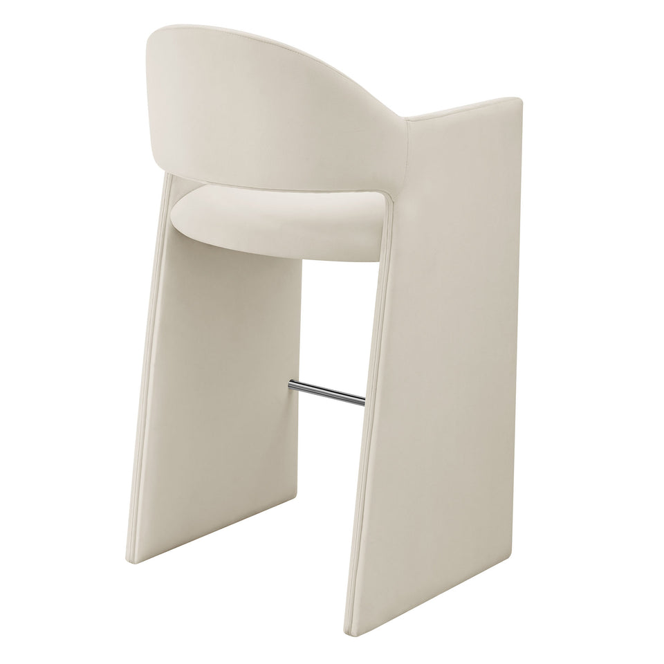Talia 41 Inch Performance Velvet Bar Stool by Modway