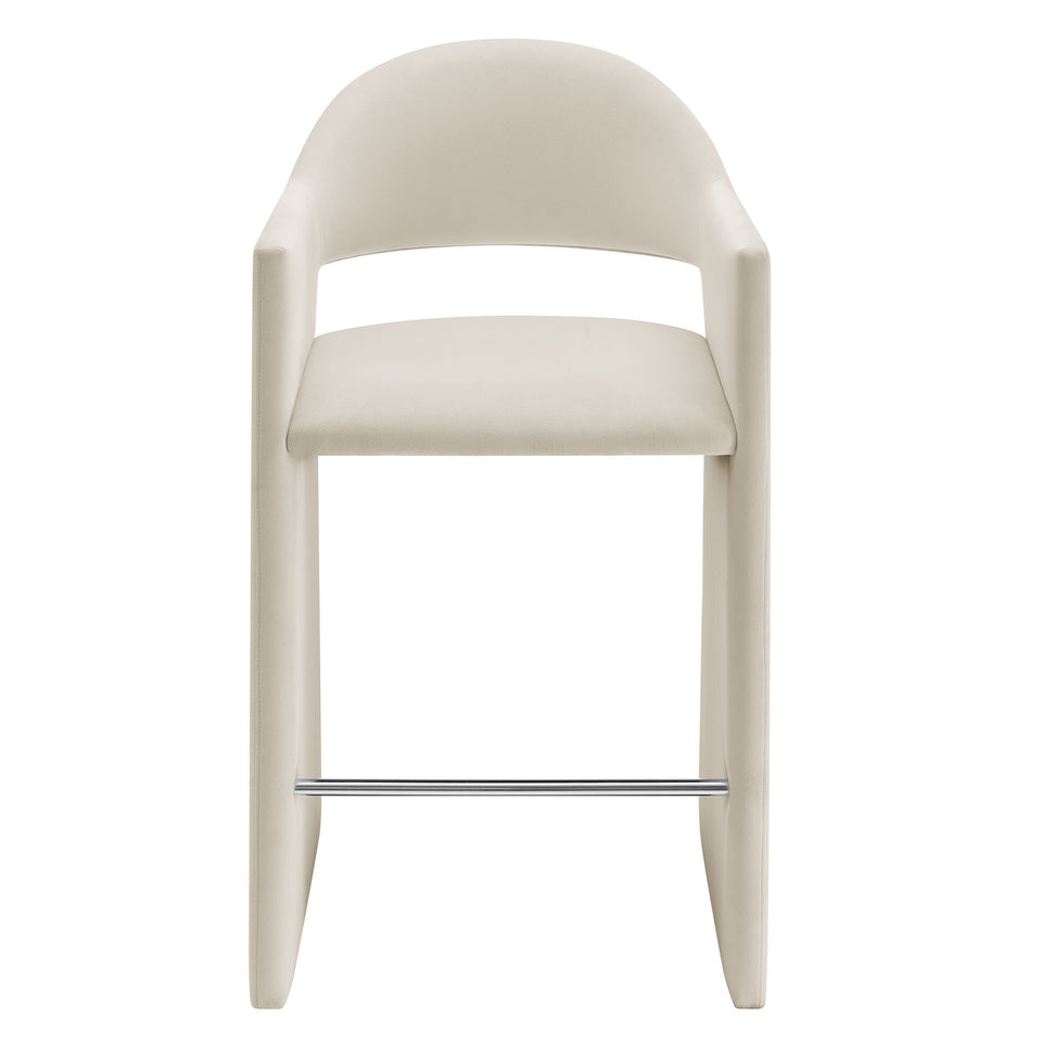Talia 41 Inch Performance Velvet Bar Stool by Modway