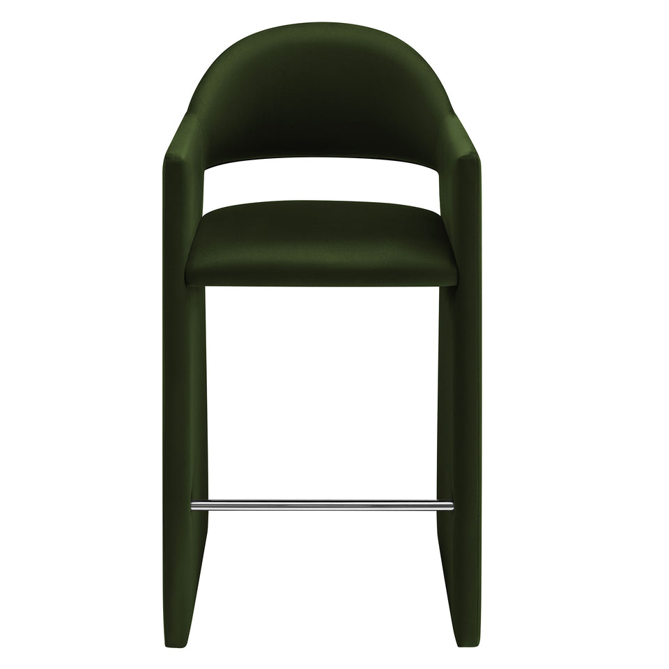 Talia 41 Inch Performance Velvet Bar Stool by Modway