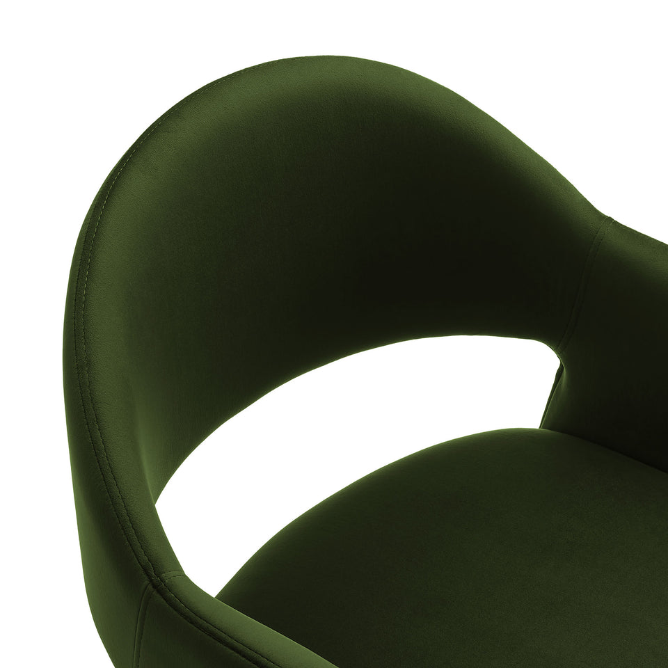 Talia 41 Inch Performance Velvet Bar Stool by Modway