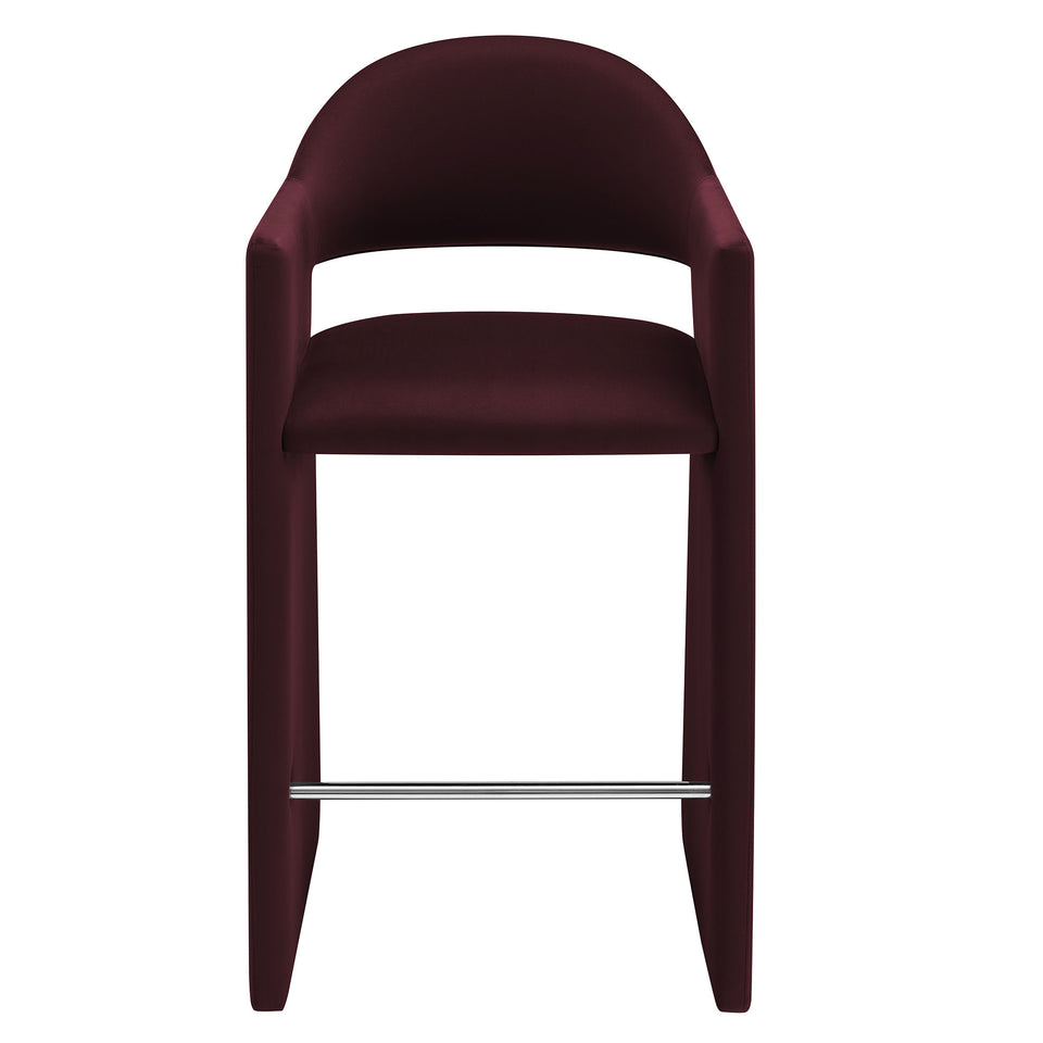 Talia 41 Inch Performance Velvet Bar Stool by Modway