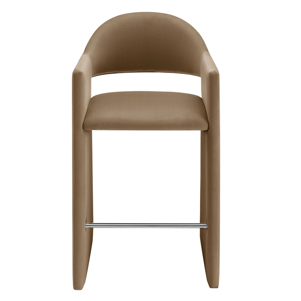 Talia 41 Inch Performance Velvet Bar Stool by Modway