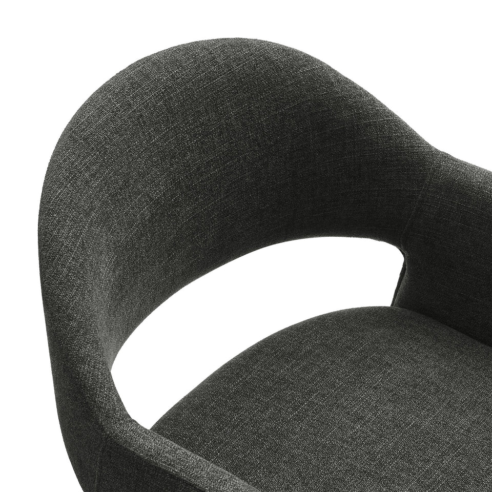 Talia 41 Inch Upholstered Fabric Bar Stool by Modway