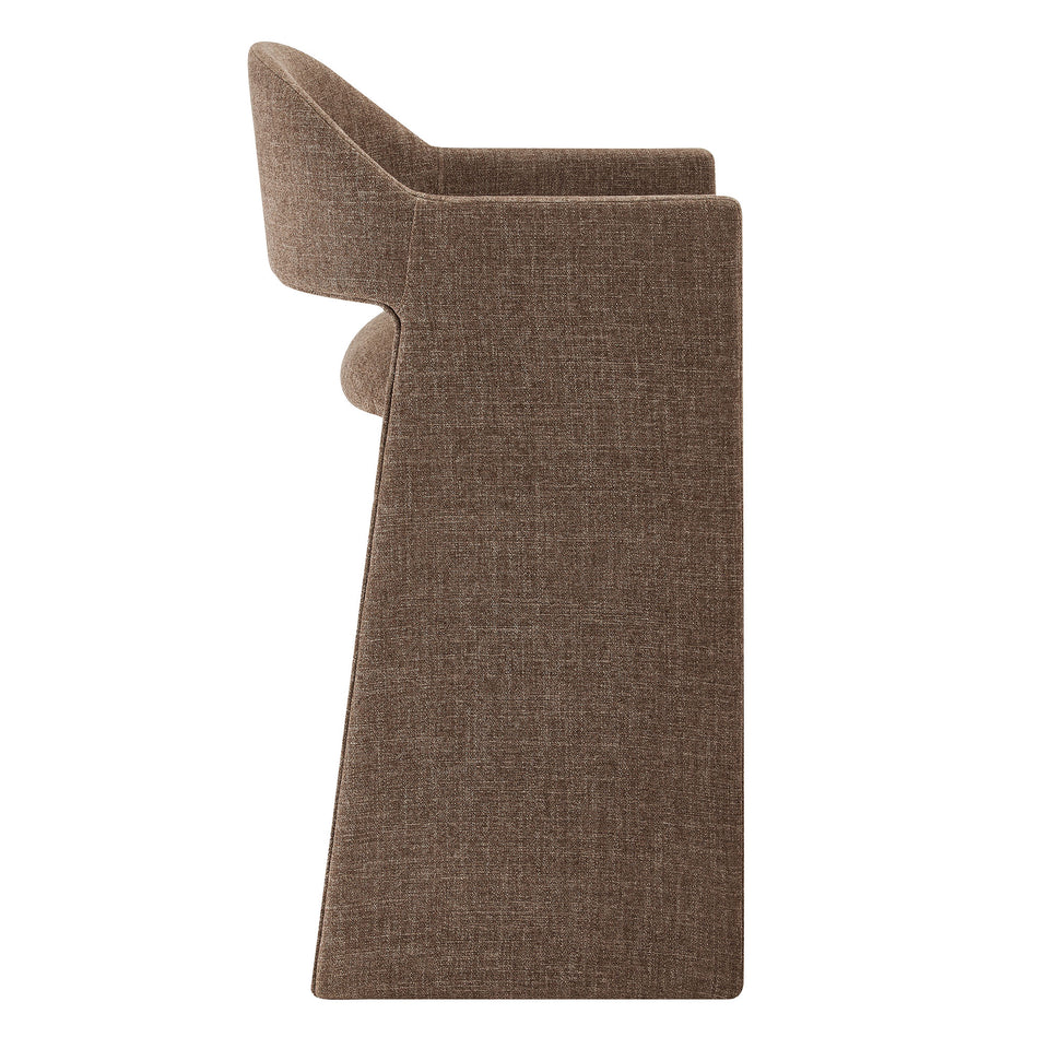 Talia 41 Inch Upholstered Fabric Bar Stool by Modway