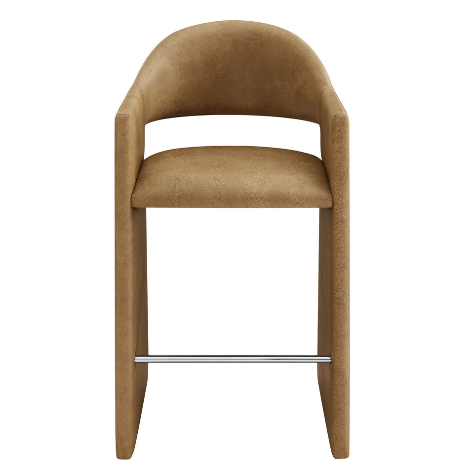 Talia 41 Inch Vegan Leather Bar Stool by Modway