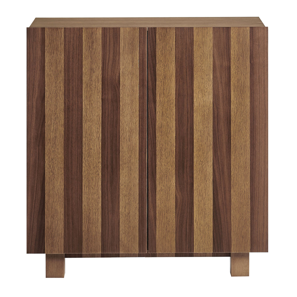Kline 2-Door Striped Accent Cabinet by Modway