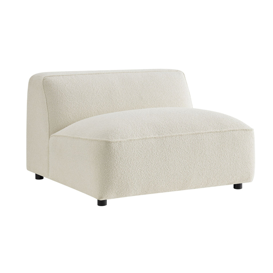 Auren 5 Piece Lattice Bouclé Upholstered Modular Corner Sectional by Modway