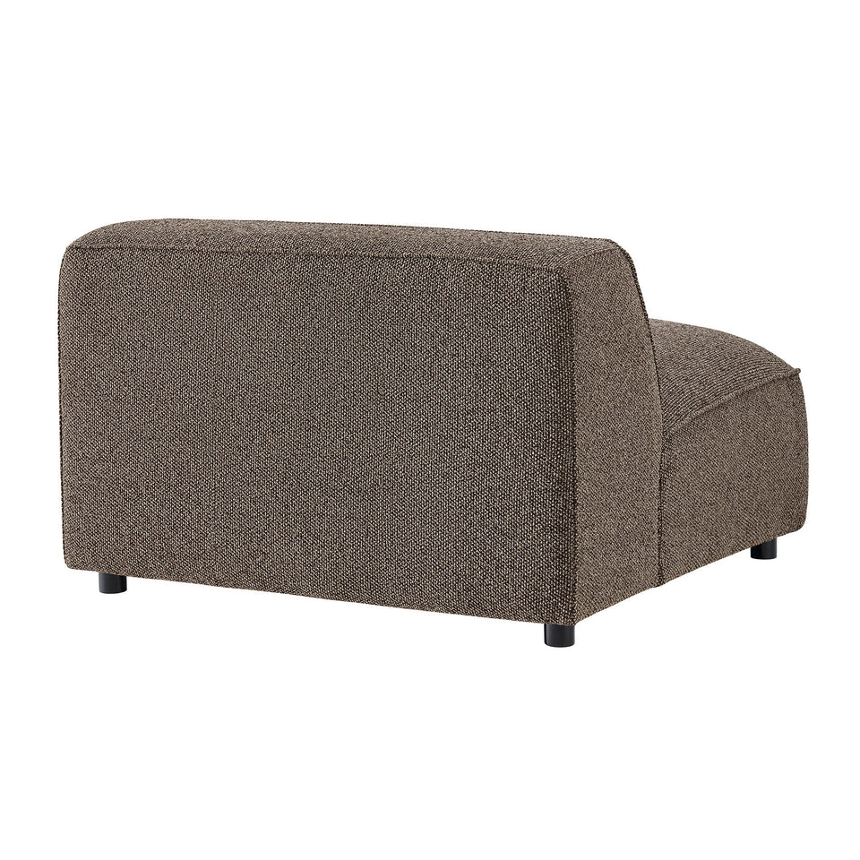 Auren Lattice Bouclé Upholstered Modular Armless Chair by Modway