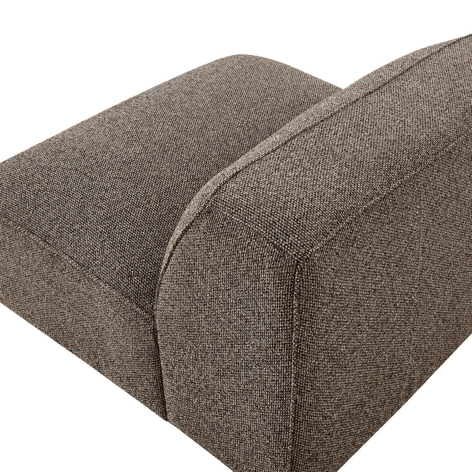 Auren Lattice Bouclé Upholstered Modular Armless Chair by Modway