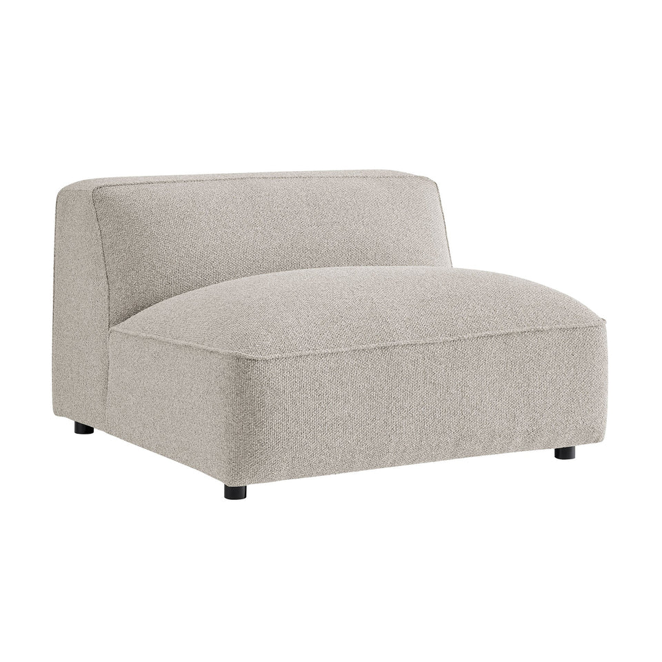 Auren Lattice Bouclé Upholstered Modular Armless Chair by Modway
