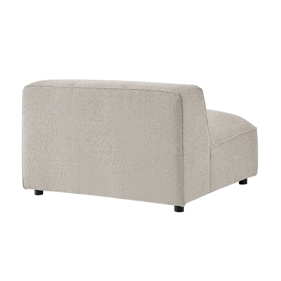 Auren 5 Piece Lattice Bouclé Upholstered Modular Corner Sectional by Modway