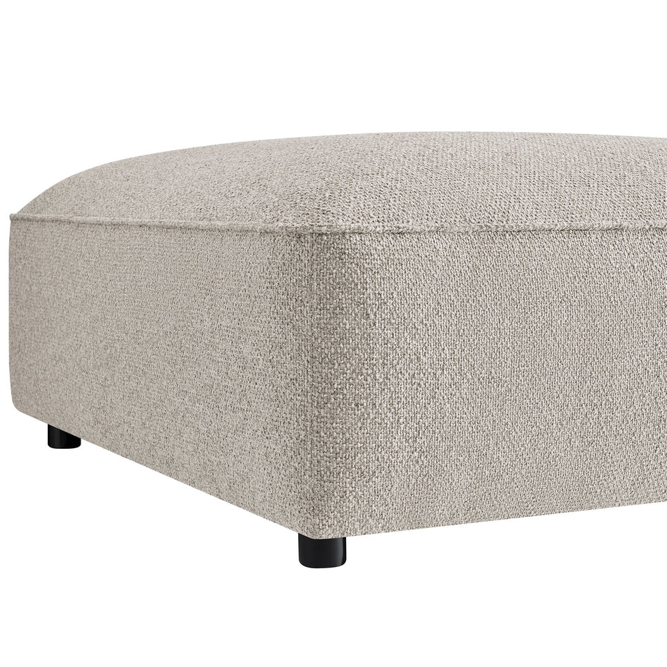 Auren Lattice Bouclé Upholstered Ottoman by Modway