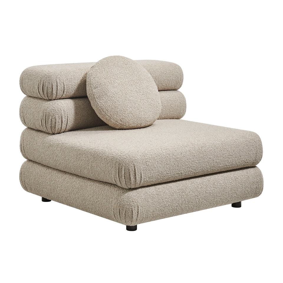 Jubilee Upholstered Modular Armless Chair by Modway