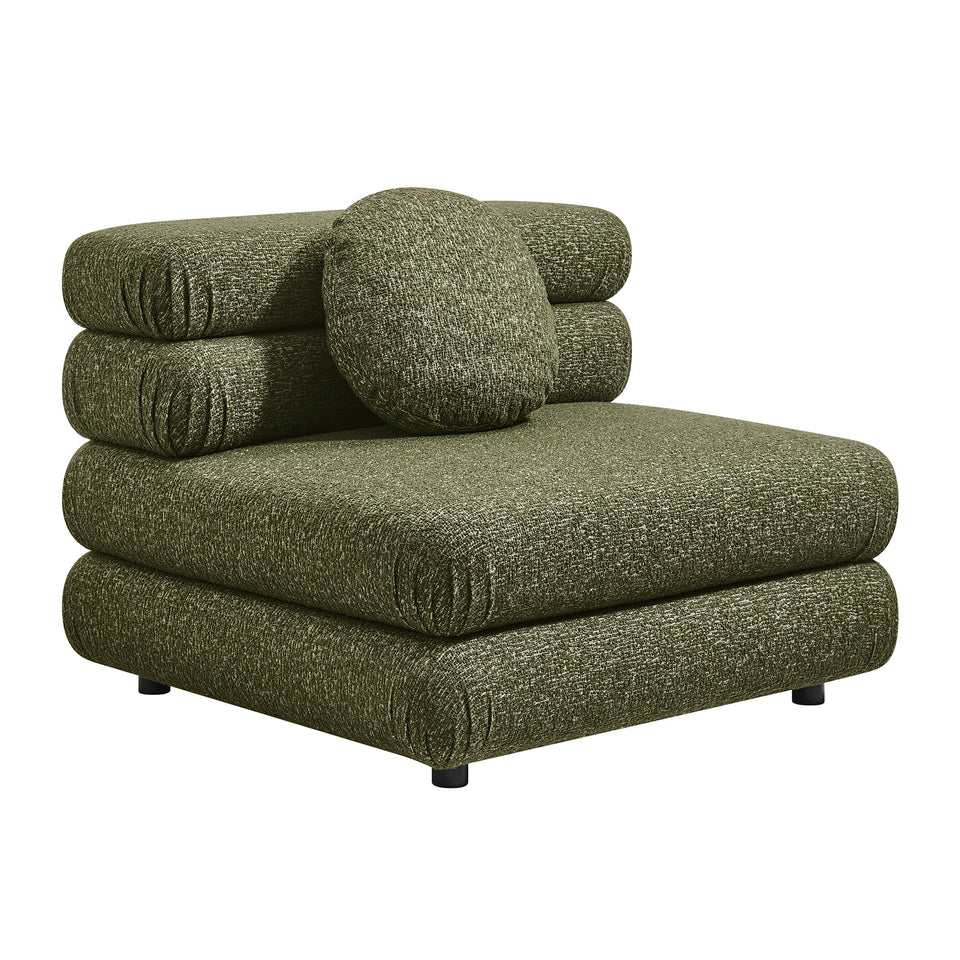 Jubilee Upholstered Modular Armless Chair by Modway