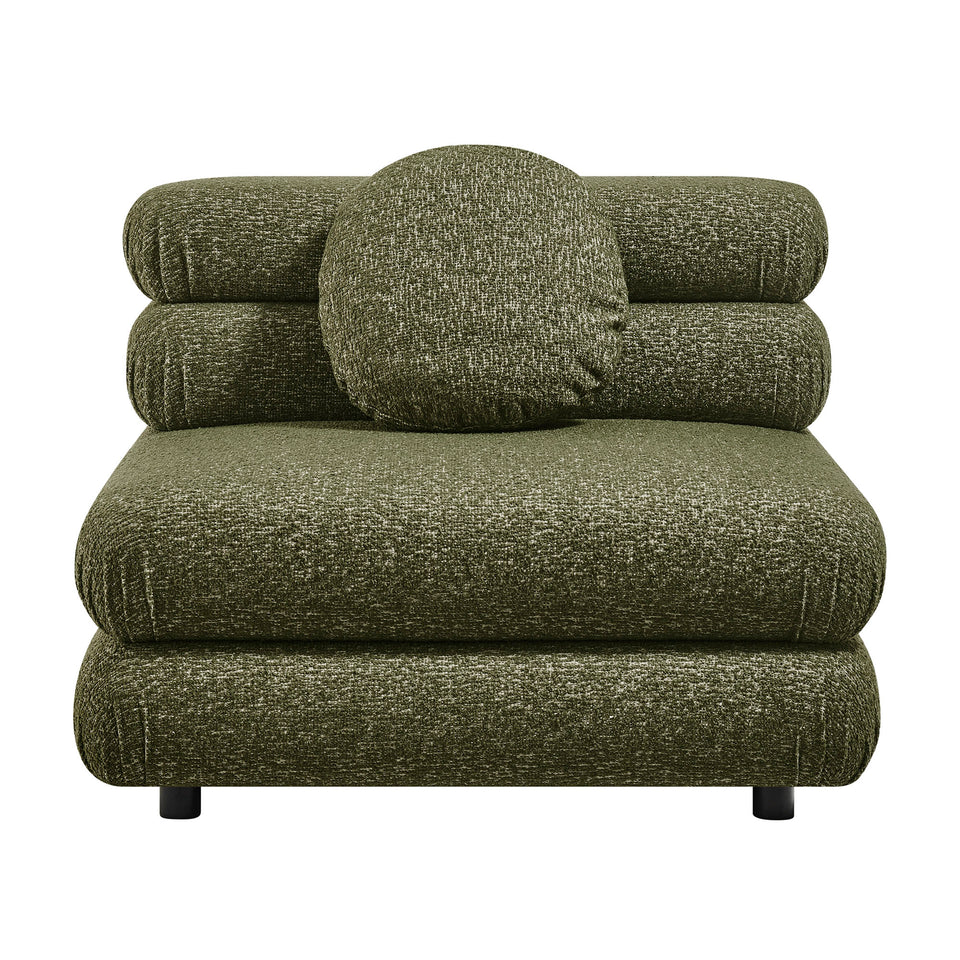Jubilee Upholstered Modular Armless Chair by Modway