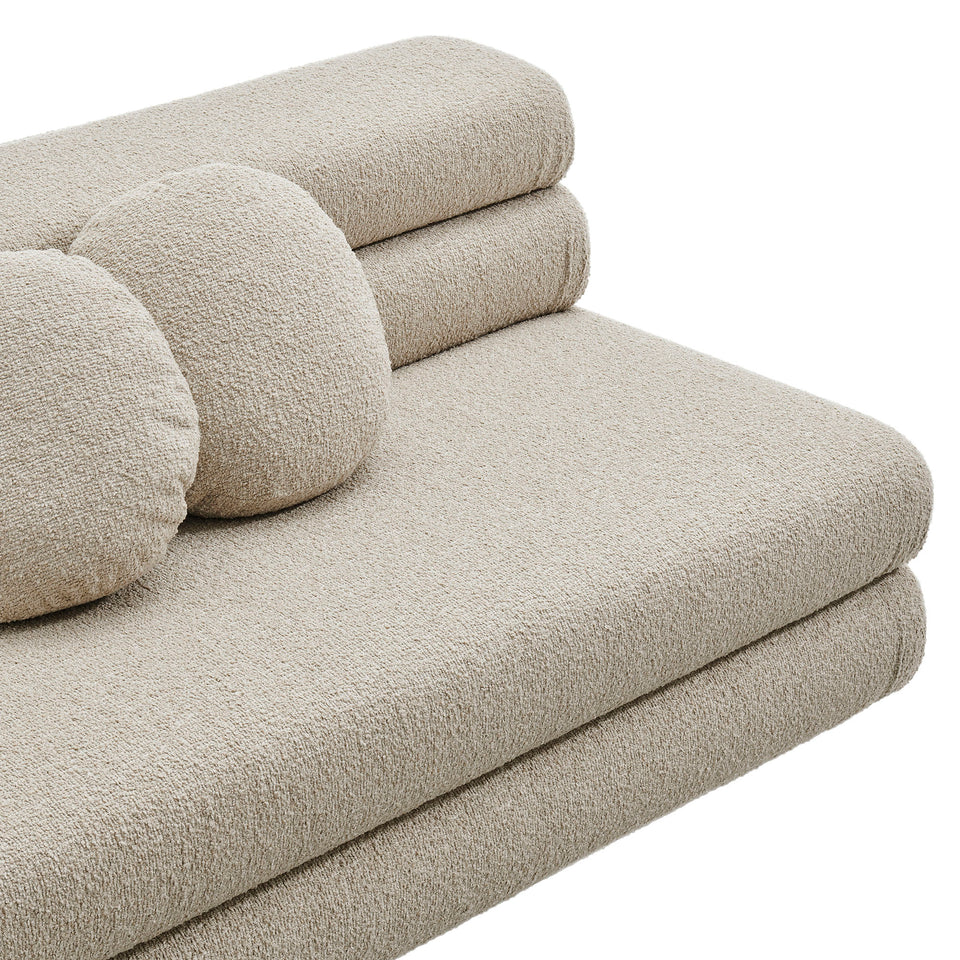Jubilee Upholstered Modular Armless Loveseat by Modway
