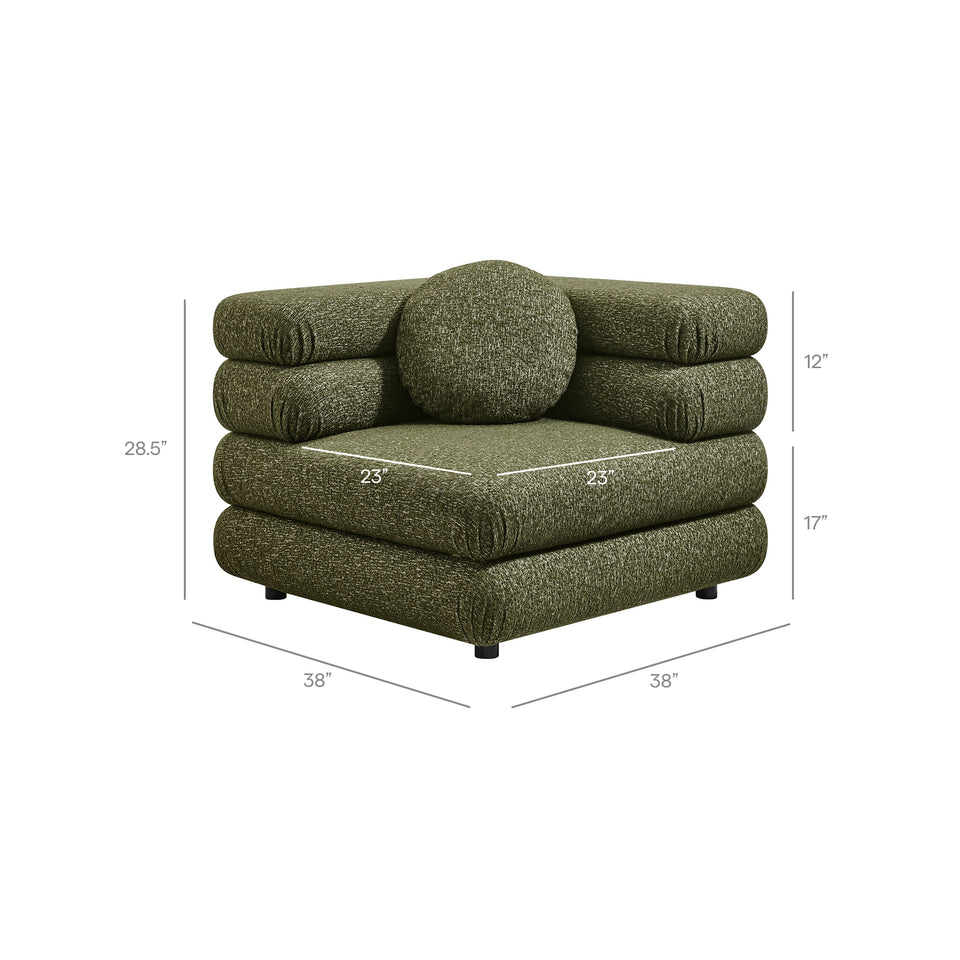 Jubilee 3-Piece Upholstered 3-Piece Modular Sofa Set by Modway