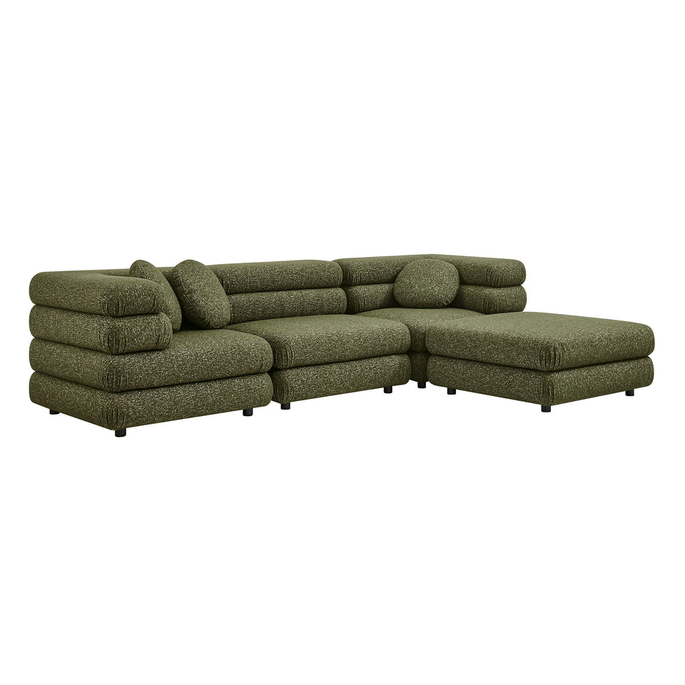 Jubilee 4-Piece Upholstered Modular Sofa Set by Modway
