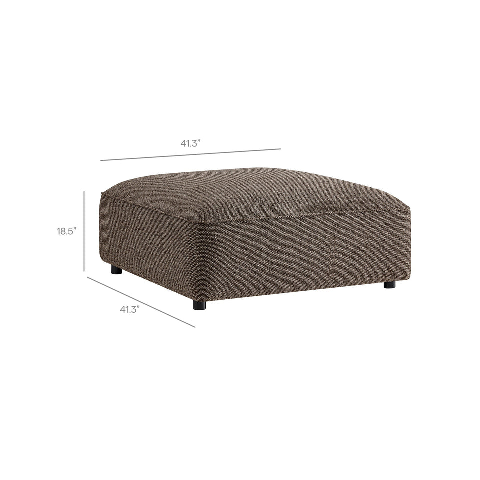 Auren 5 Piece Lattice Bouclé Upholstered Modular Sectional by Modway
