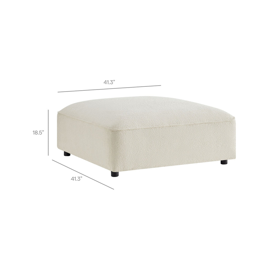 Auren 6 Piece Lattice Bouclé Upholstered Modular Sectional by Modway
