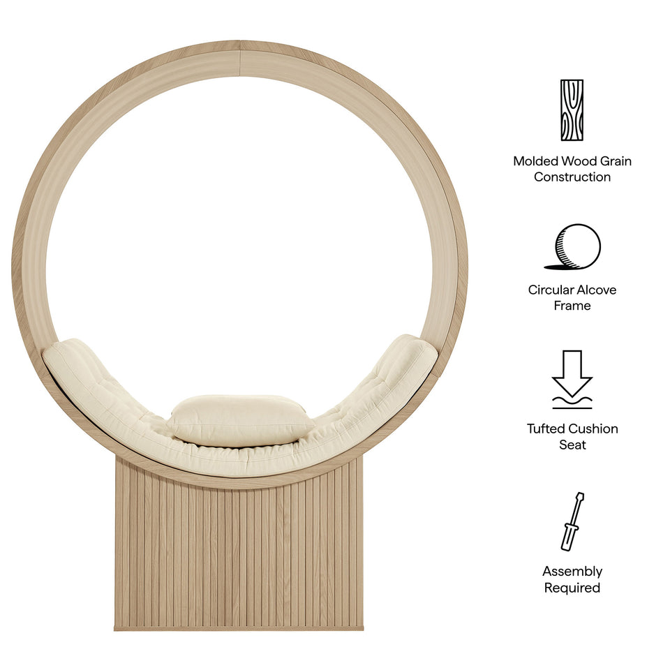 Aperture Round Alcove Accent Chair by Modway