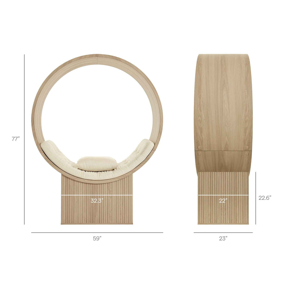 Aperture Round Alcove Accent Chair by Modway