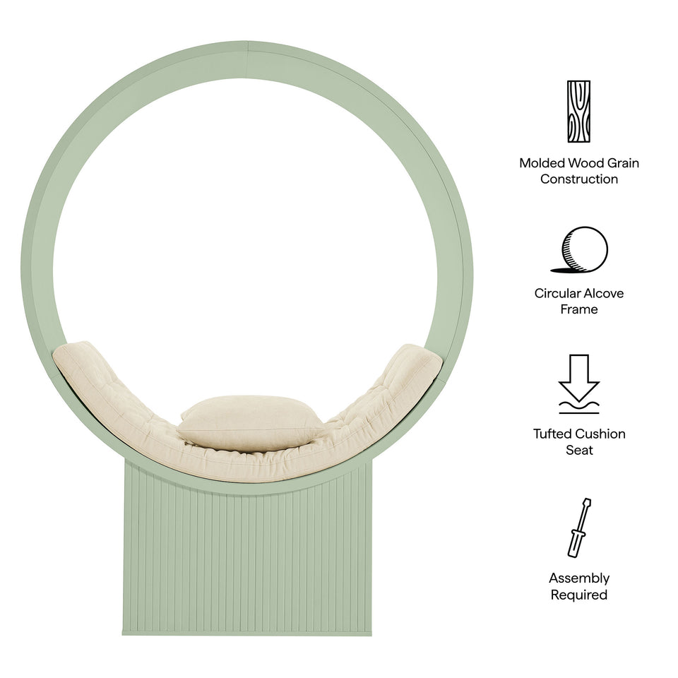 Aperture Round Alcove Accent Chair by Modway