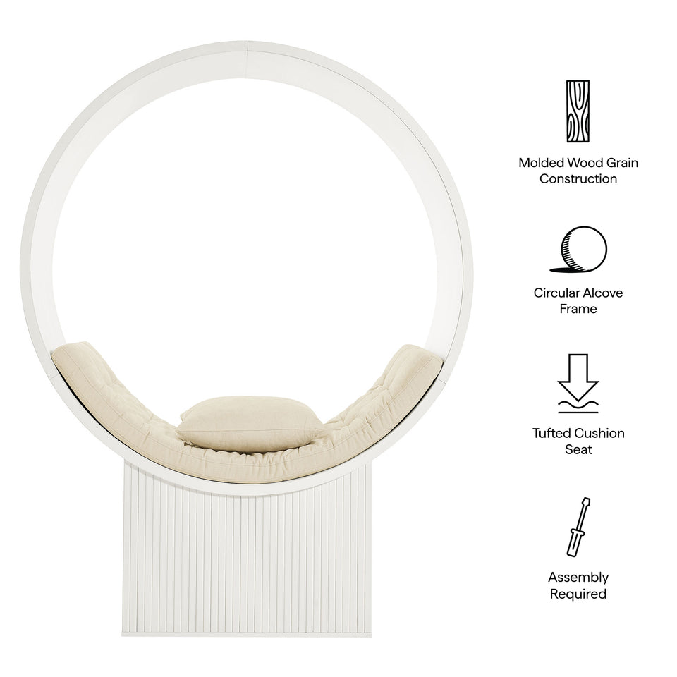 Aperture Round Alcove Accent Chair by Modway
