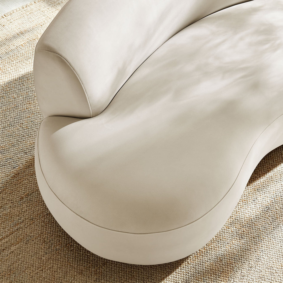 Rialta Curved Left-Arm Performance Velvet Sectional Loveseat by Modway
